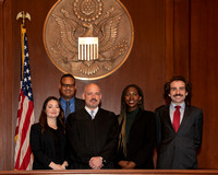 Judge Paul Oekten and Law Clerks 6/29/23